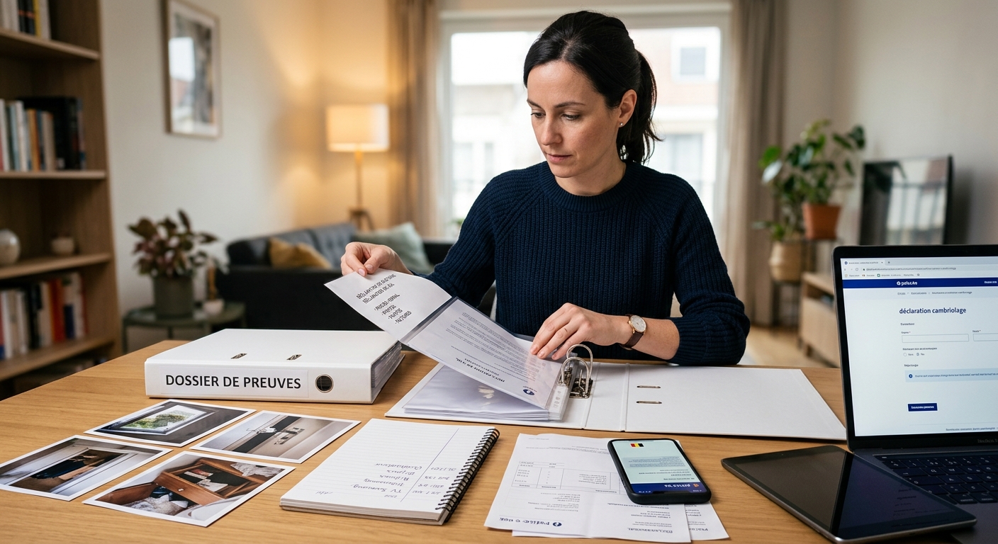 Constituer votre dossier de preuves